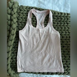 Lululemon Light Pink Cropped Tank